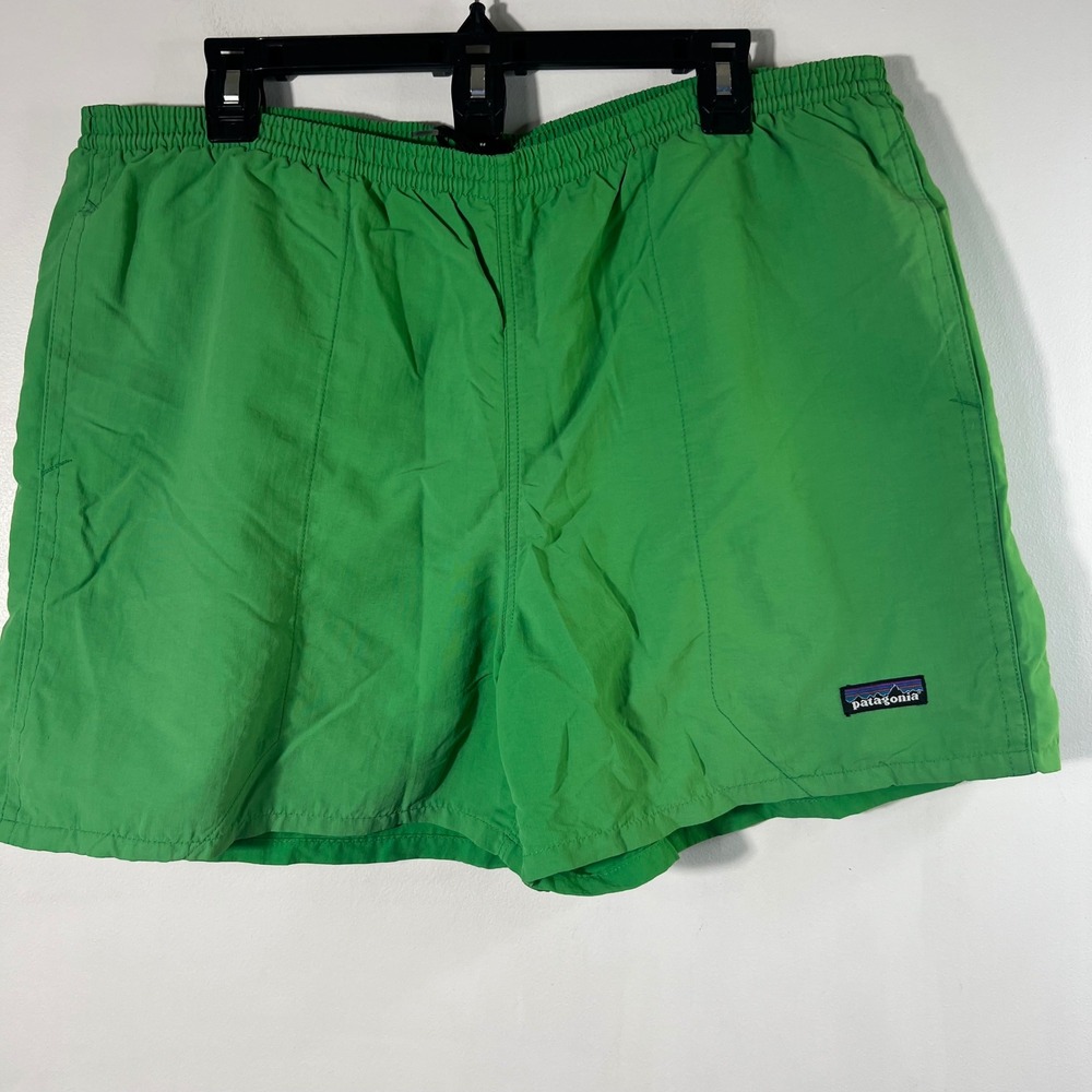 Mens Patagonia Baggies 4" Multifunctional Nylon Mesh Inner 36" Fade Green